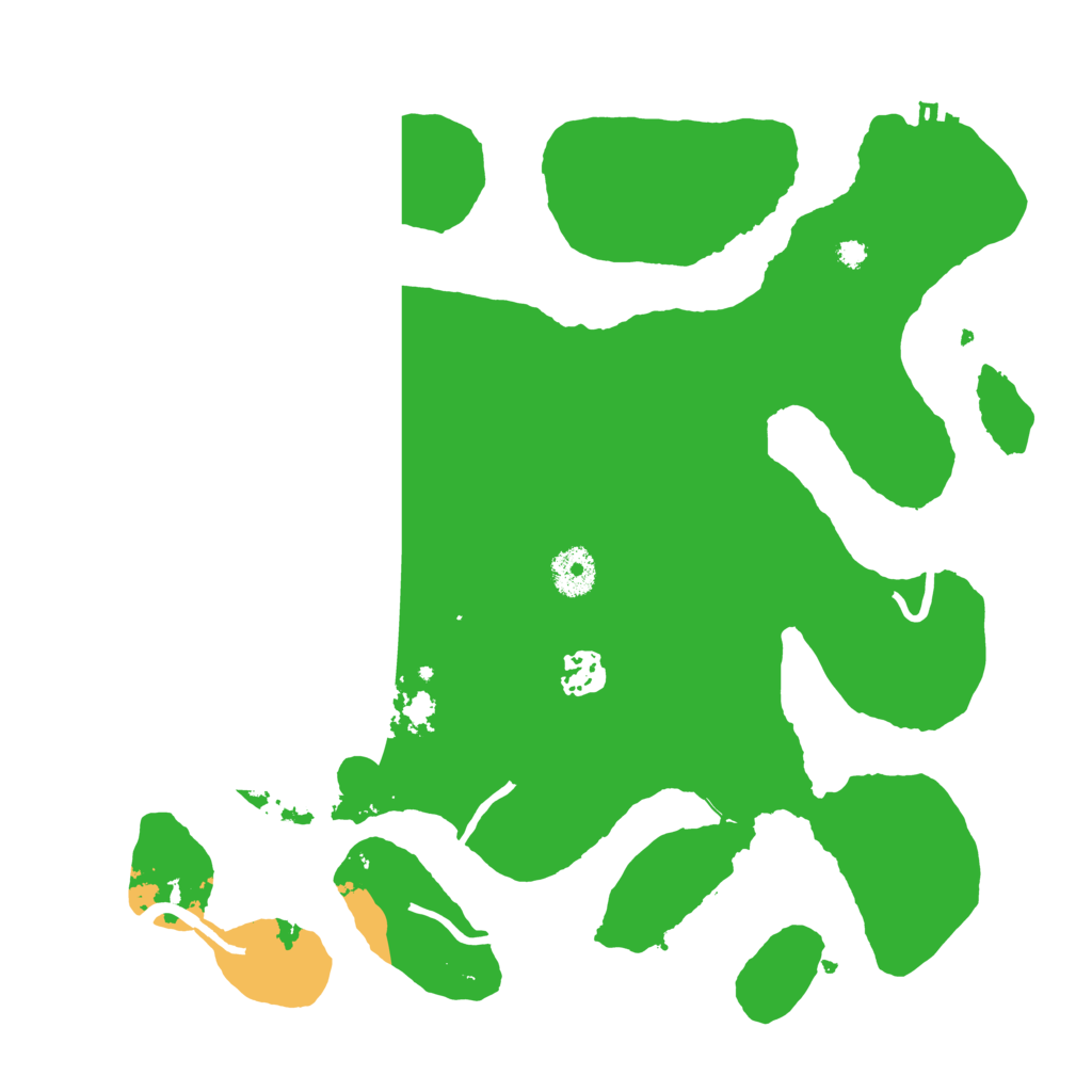 Biome Rust Map: Procedural Map, Size: 3500, Seed: 529337839