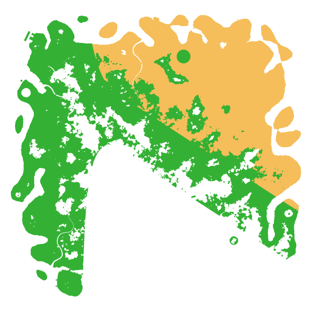Biome Rust Map: Procedural Map, Size: 6000, Seed: 1888481764