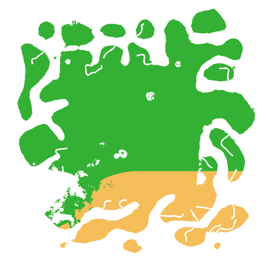 Biome Rust Map: Procedural Map, Size: 4500, Seed: 510104