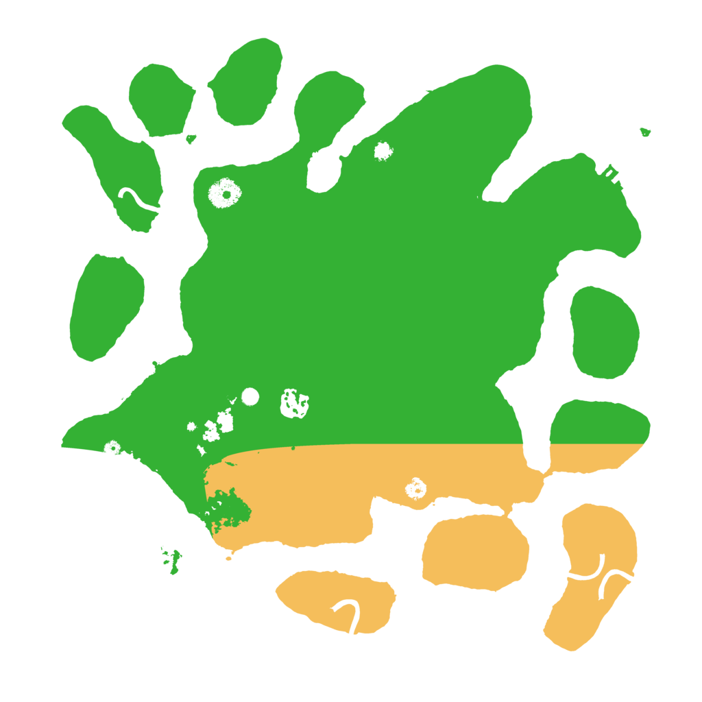 Biome Rust Map: Procedural Map, Size: 3500, Seed: 6892