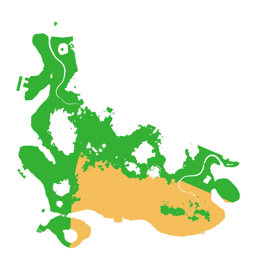 Biome Rust Map: Procedural Map, Size: 3550, Seed: 772424