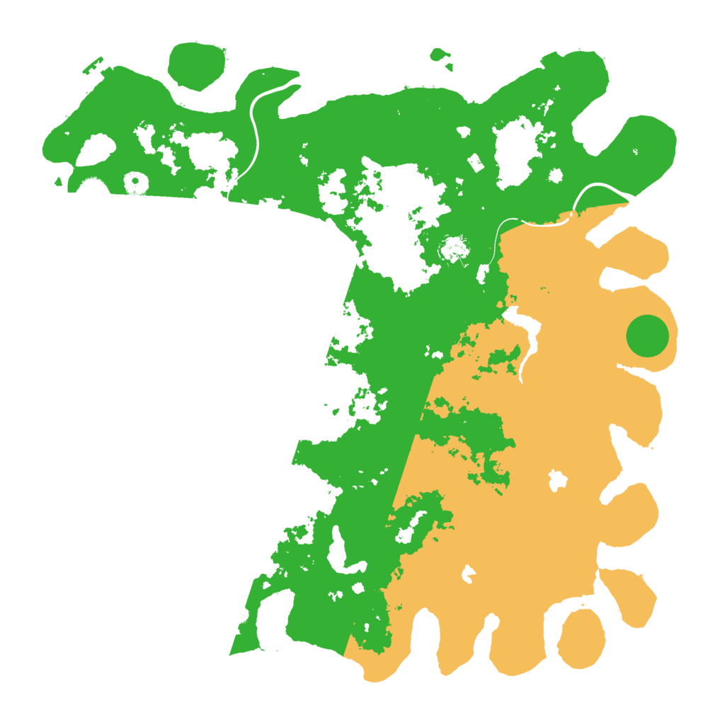 Biome Rust Map: Procedural Map, Size: 4500, Seed: 2368644