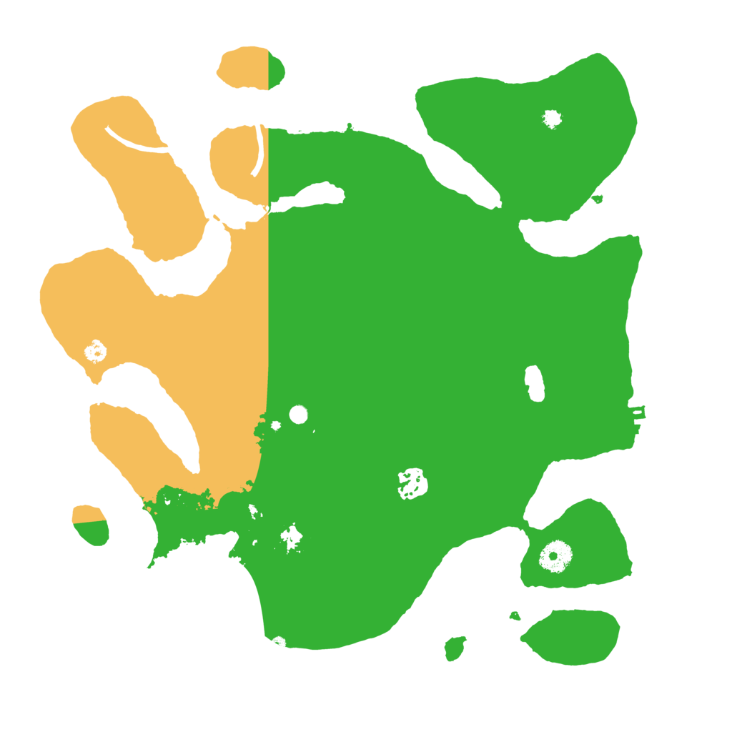 Biome Rust Map: Procedural Map, Size: 3500, Seed: 2017275811