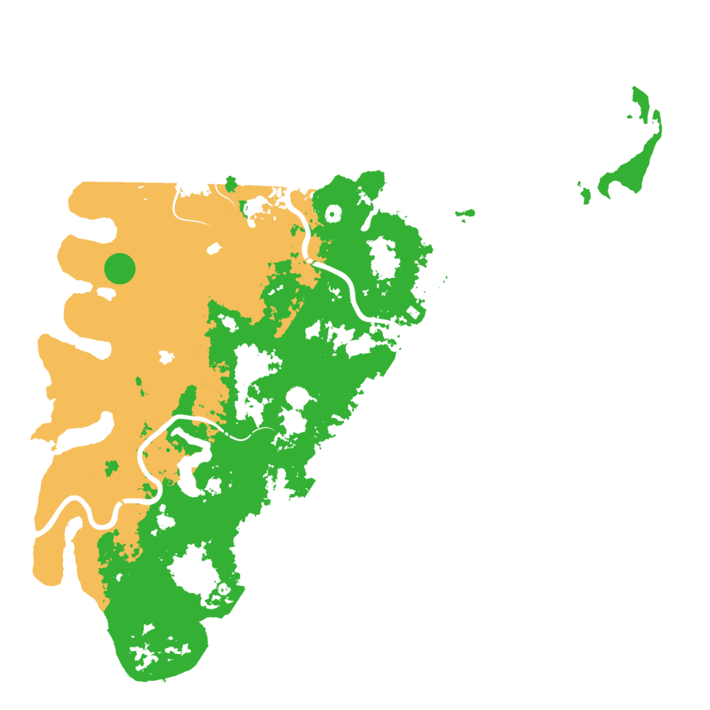 Biome Rust Map: Procedural Map, Size: 6000, Seed: 53344