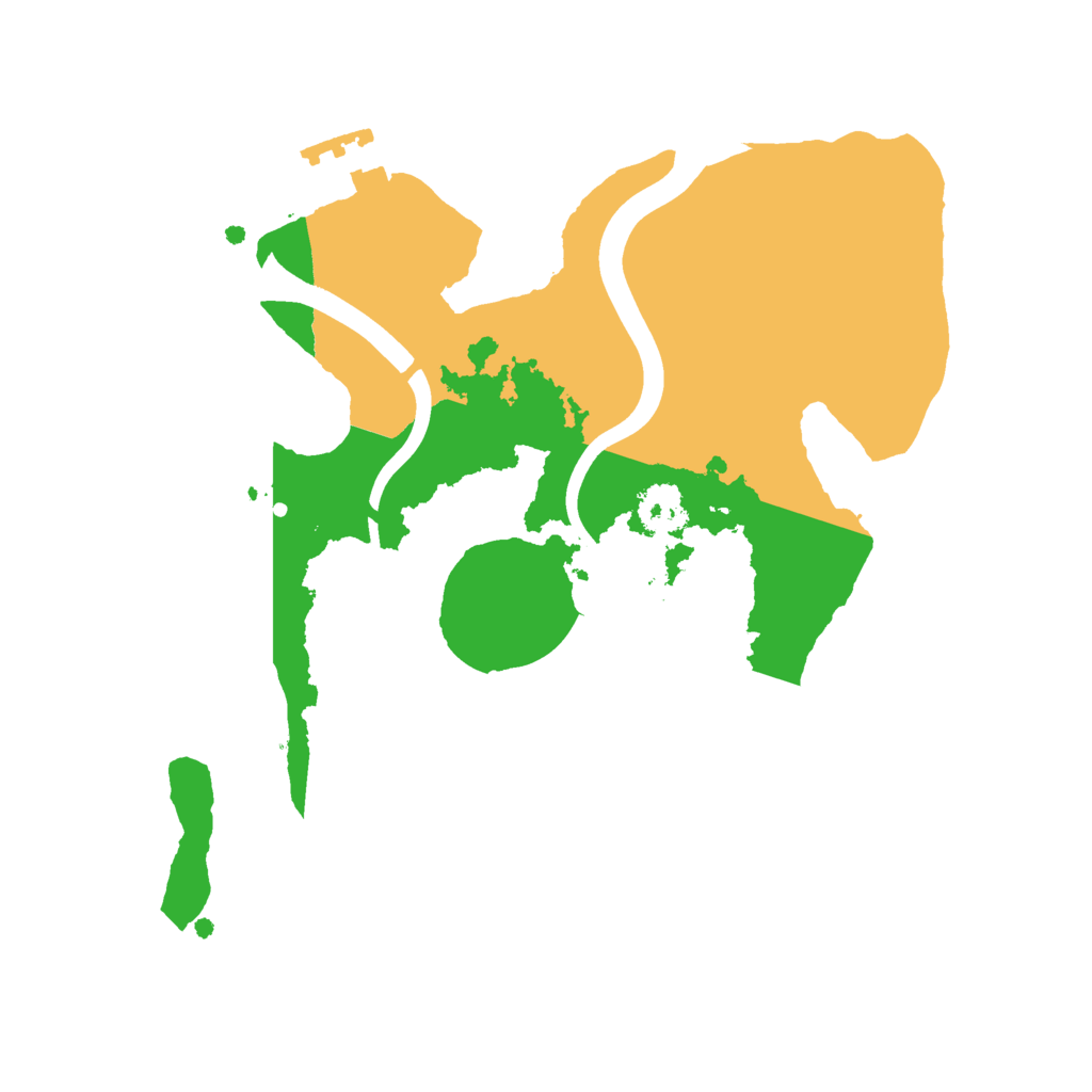 Biome Rust Map: Procedural Map, Size: 2250, Seed: 2019448642