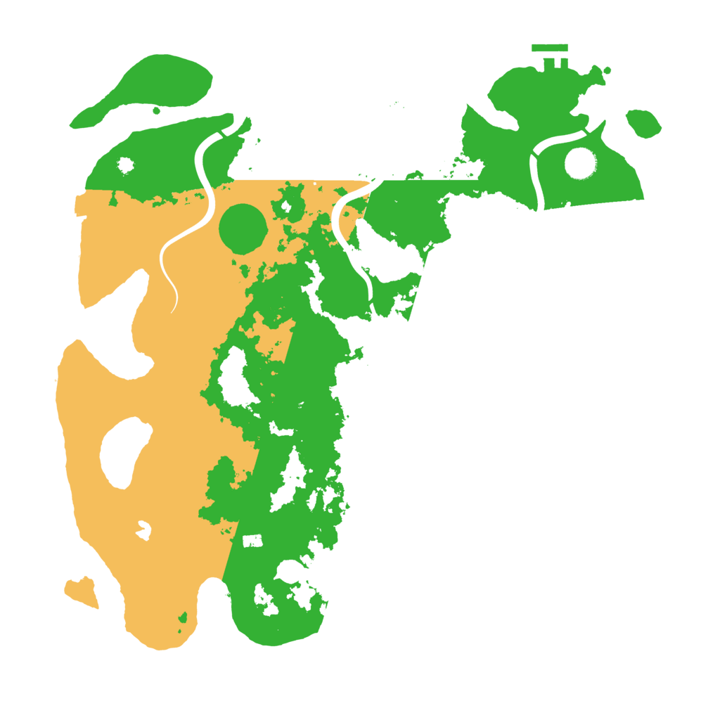 Biome Rust Map: Procedural Map, Size: 4000, Seed: 368479173
