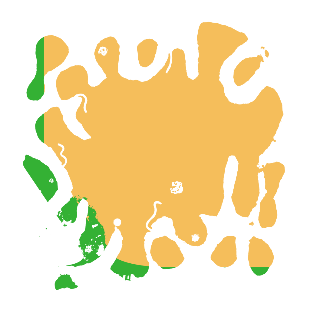 Biome Rust Map: Procedural Map, Size: 3550, Seed: 555976