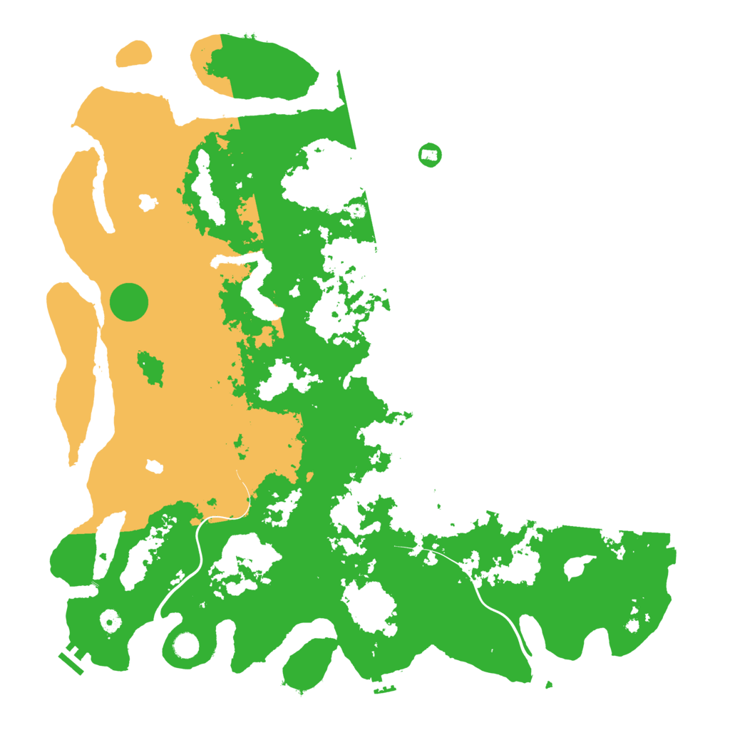Biome Rust Map: Procedural Map, Size: 5000, Seed: 583363684