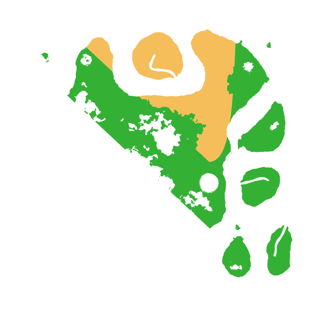 Biome Rust Map: Procedural Map, Size: 3000, Seed: 583417058