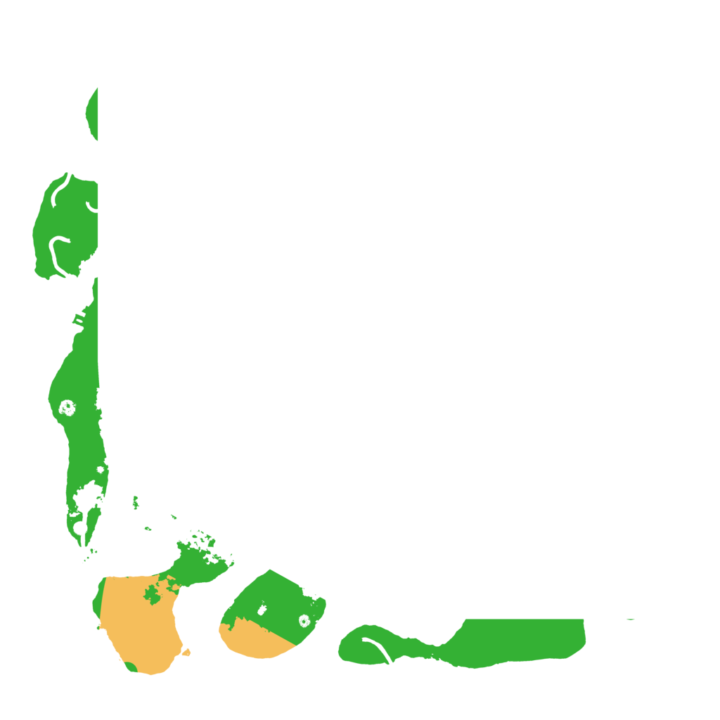 Biome Rust Map: Procedural Map, Size: 4500, Seed: 121315421