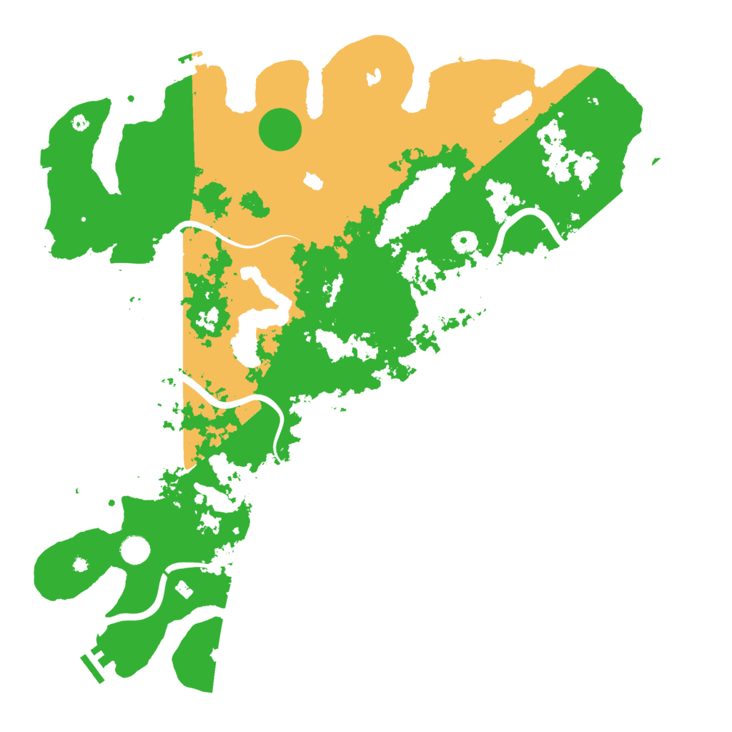 Biome Rust Map: Procedural Map, Size: 4500, Seed: 112913216