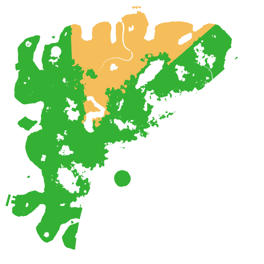 Biome Rust Map: Procedural Map, Size: 4500, Seed: 112913216