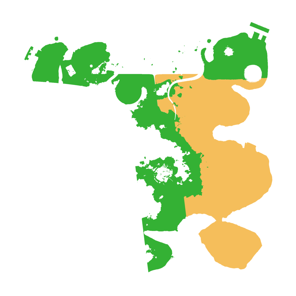 Biome Rust Map: Procedural Map, Size: 3000, Seed: 28190473