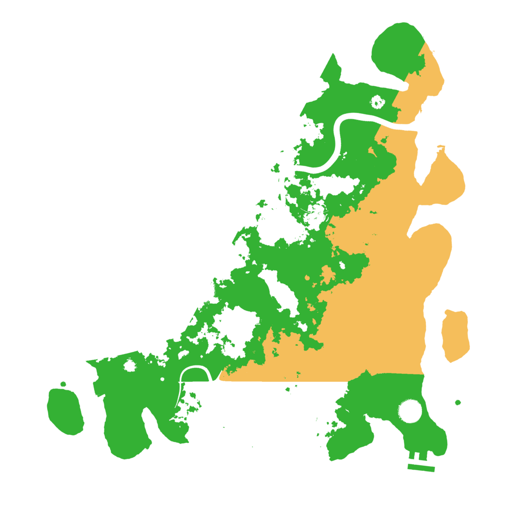Biome Rust Map: Procedural Map, Size: 3800, Seed: 1204583929