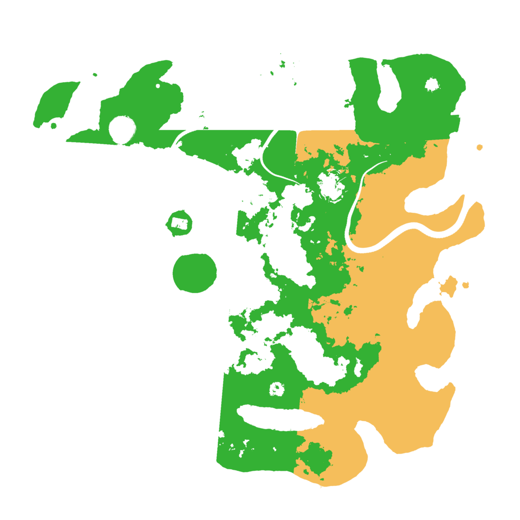 Biome Rust Map: Procedural Map, Size: 3500, Seed: 73628423