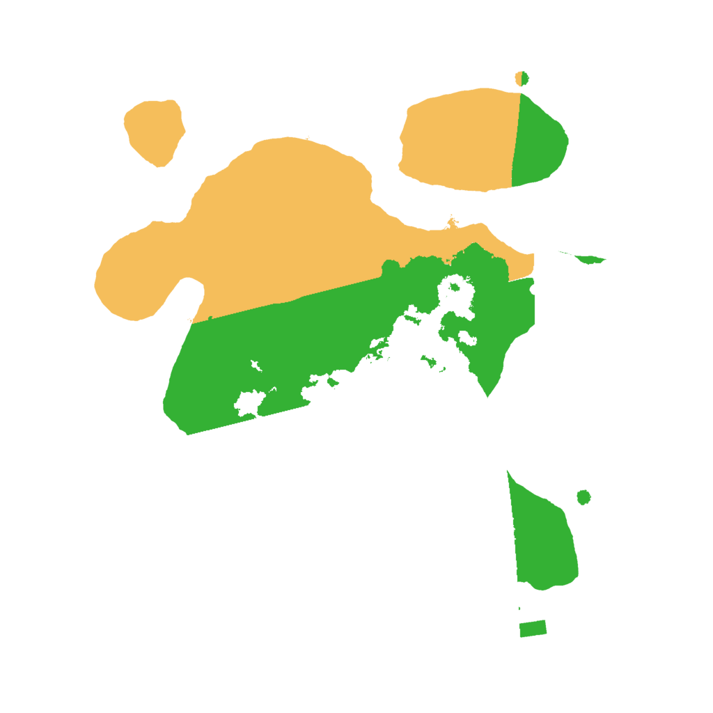 Biome Rust Map: Procedural Map, Size: 2000, Seed: 49035