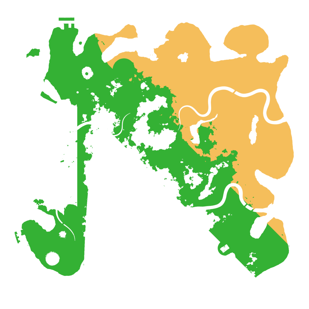 Biome Rust Map: Procedural Map, Size: 4000, Seed: 1799325800