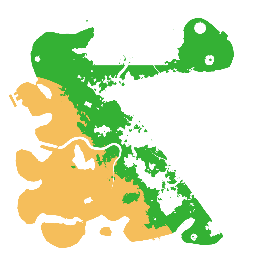 Biome Rust Map: Procedural Map, Size: 4000, Seed: 10195986