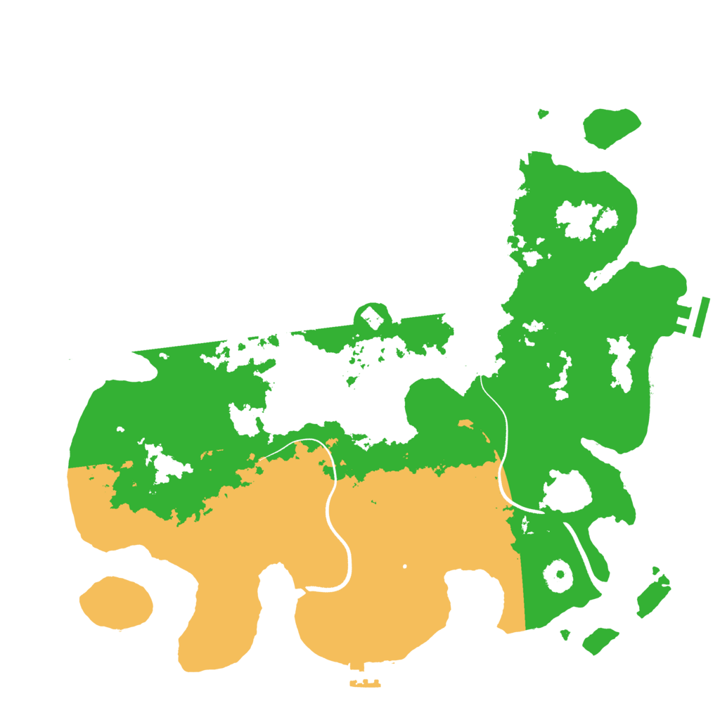 Biome Rust Map: Procedural Map, Size: 3550, Seed: 316440