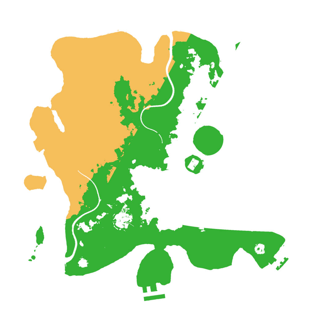 Biome Rust Map: Procedural Map, Size: 3000, Seed: 683457