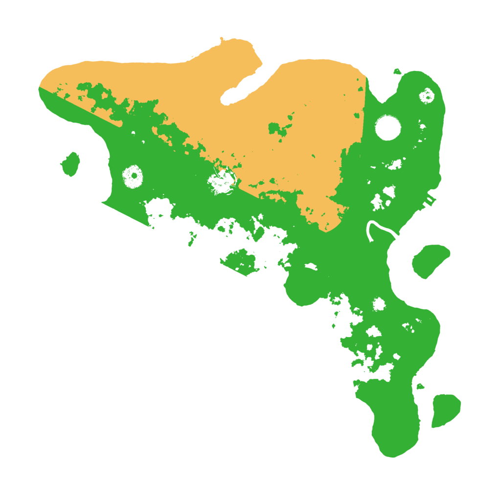 Biome Rust Map: Procedural Map, Size: 3500, Seed: 98874874