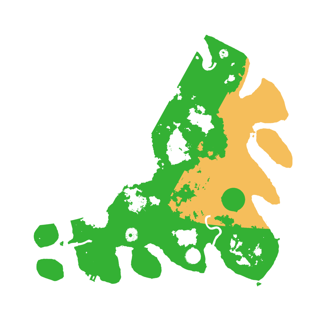 Biome Rust Map: Procedural Map, Size: 3550, Seed: 955546