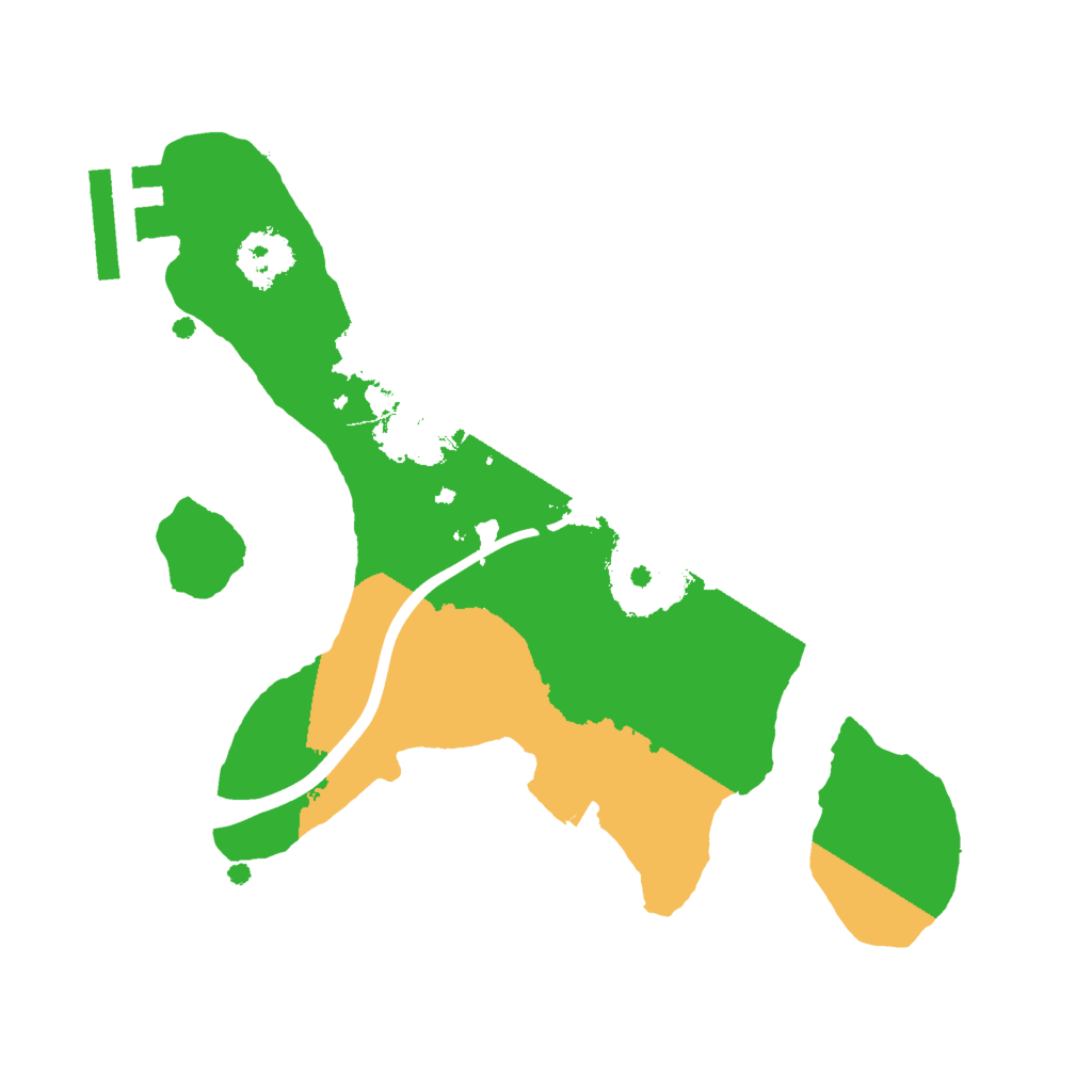 Biome Rust Map: Procedural Map, Size: 2000, Seed: 56246