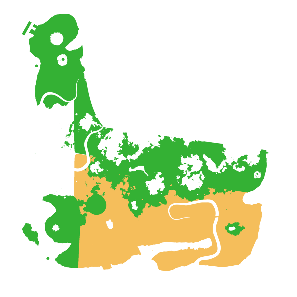 Biome Rust Map: Procedural Map, Size: 4050, Seed: 396343345