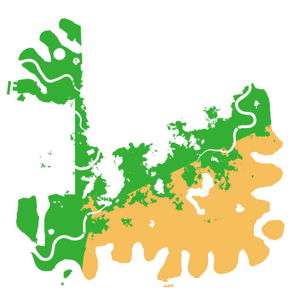 Biome Rust Map: Procedural Map, Size: 4500, Seed: 186