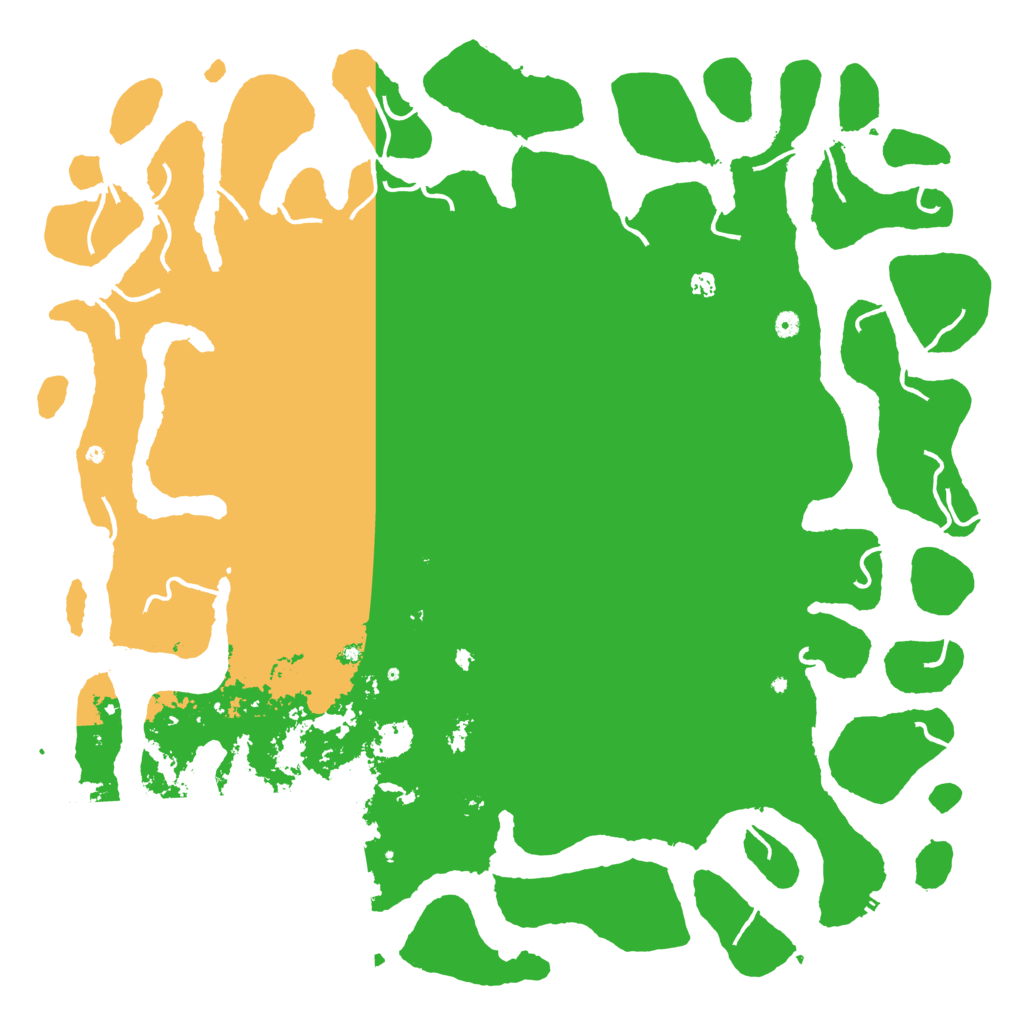 Biome Rust Map: Procedural Map, Size: 6000, Seed: 11111111