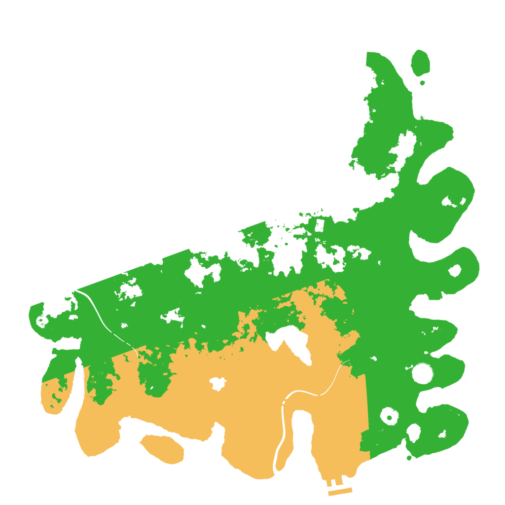 Biome Rust Map: Procedural Map, Size: 4250, Seed: 6087
