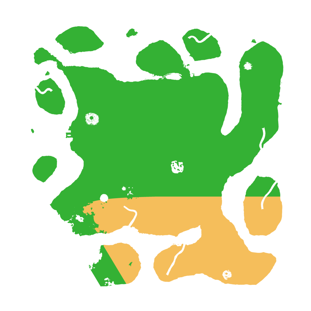 Biome Rust Map: Procedural Map, Size: 3550, Seed: 723294