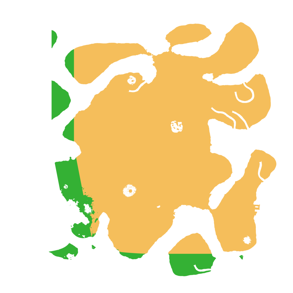 Biome Rust Map: Procedural Map, Size: 3550, Seed: 511627