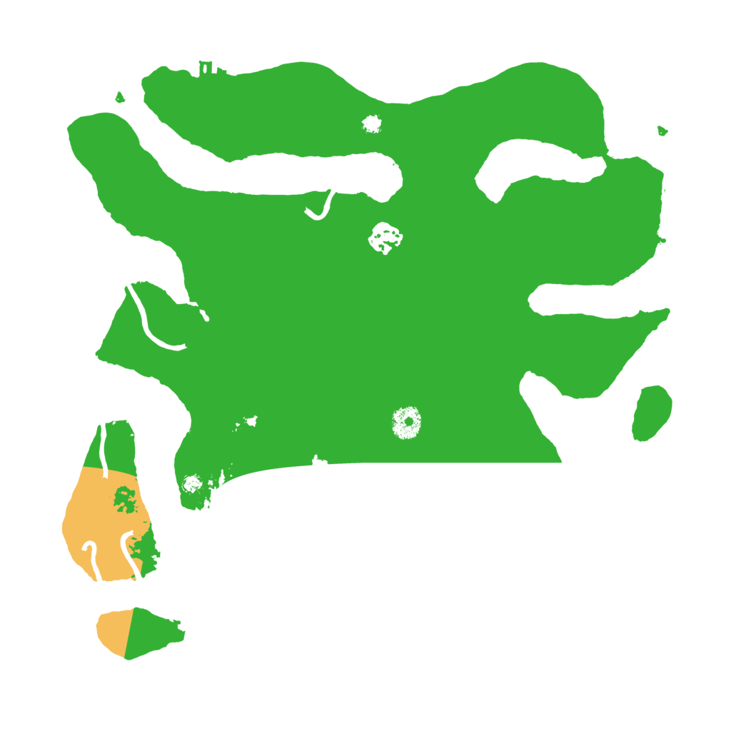 Biome Rust Map: Procedural Map, Size: 3500, Seed: 790574