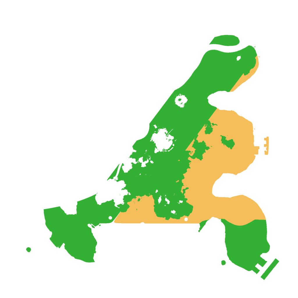 Biome Rust Map: Procedural Map, Size: 2500, Seed: 107330212