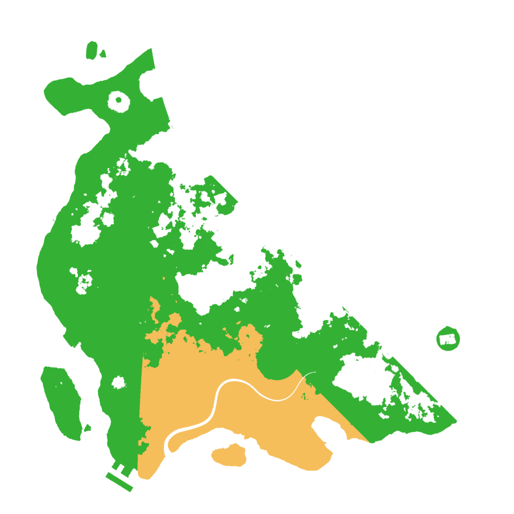 Biome Rust Map: Procedural Map, Size: 3550, Seed: 799265