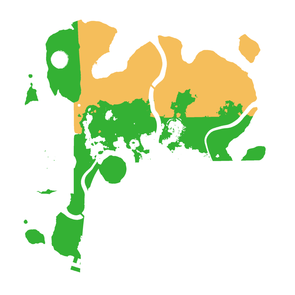 Biome Rust Map: Procedural Map, Size: 3000, Seed: 495492131