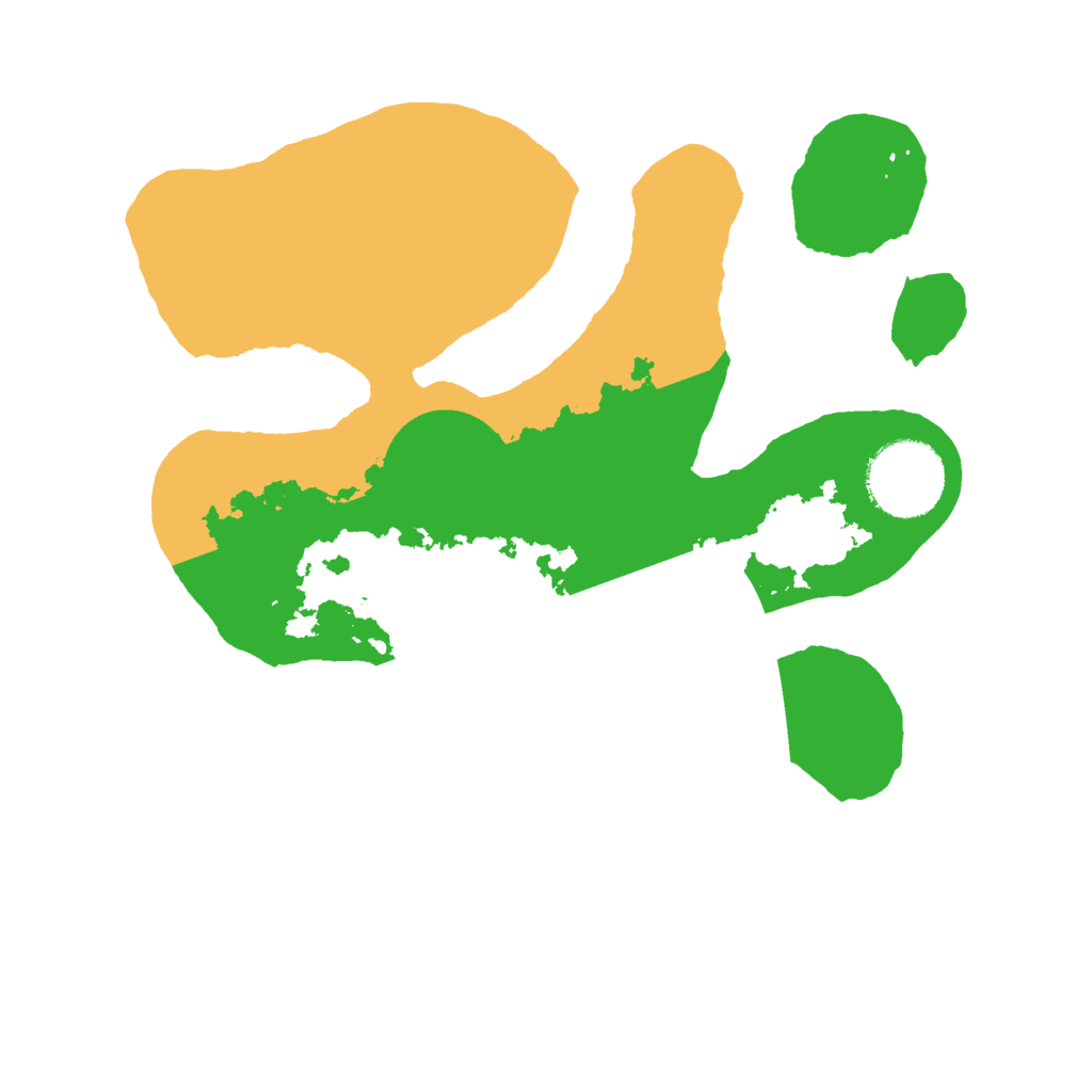 Biome Rust Map: Barren, Size: 2500, Seed: 299333