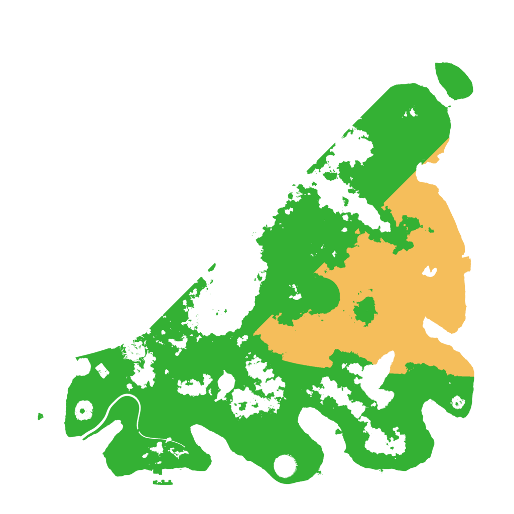 Biome Rust Map: Procedural Map, Size: 4000, Seed: 125009