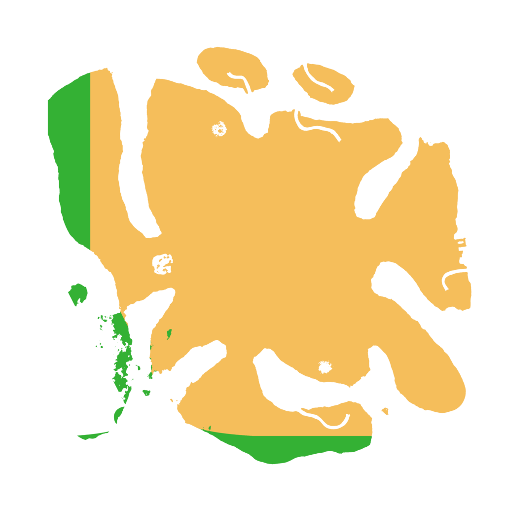 Biome Rust Map: Procedural Map, Size: 3550, Seed: 944971