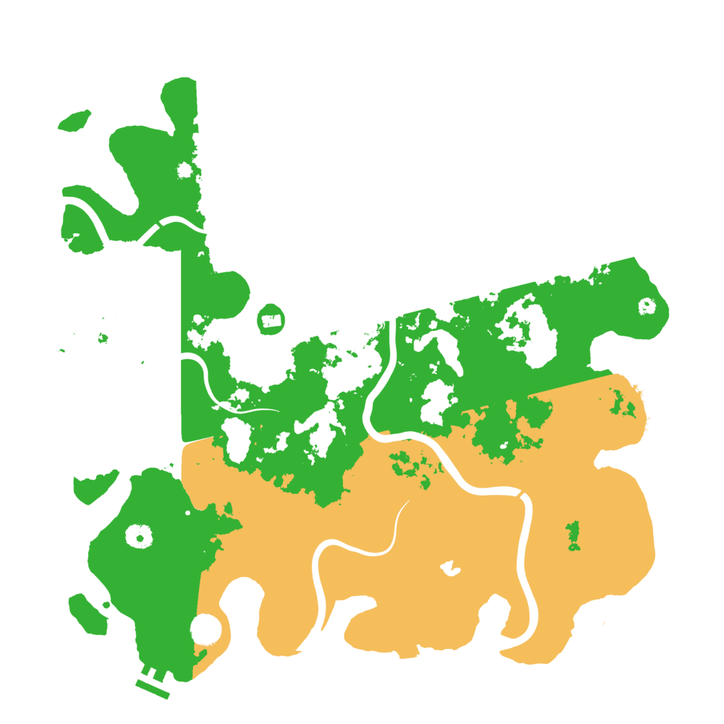 Biome Rust Map: Procedural Map, Size: 4150, Seed: 1