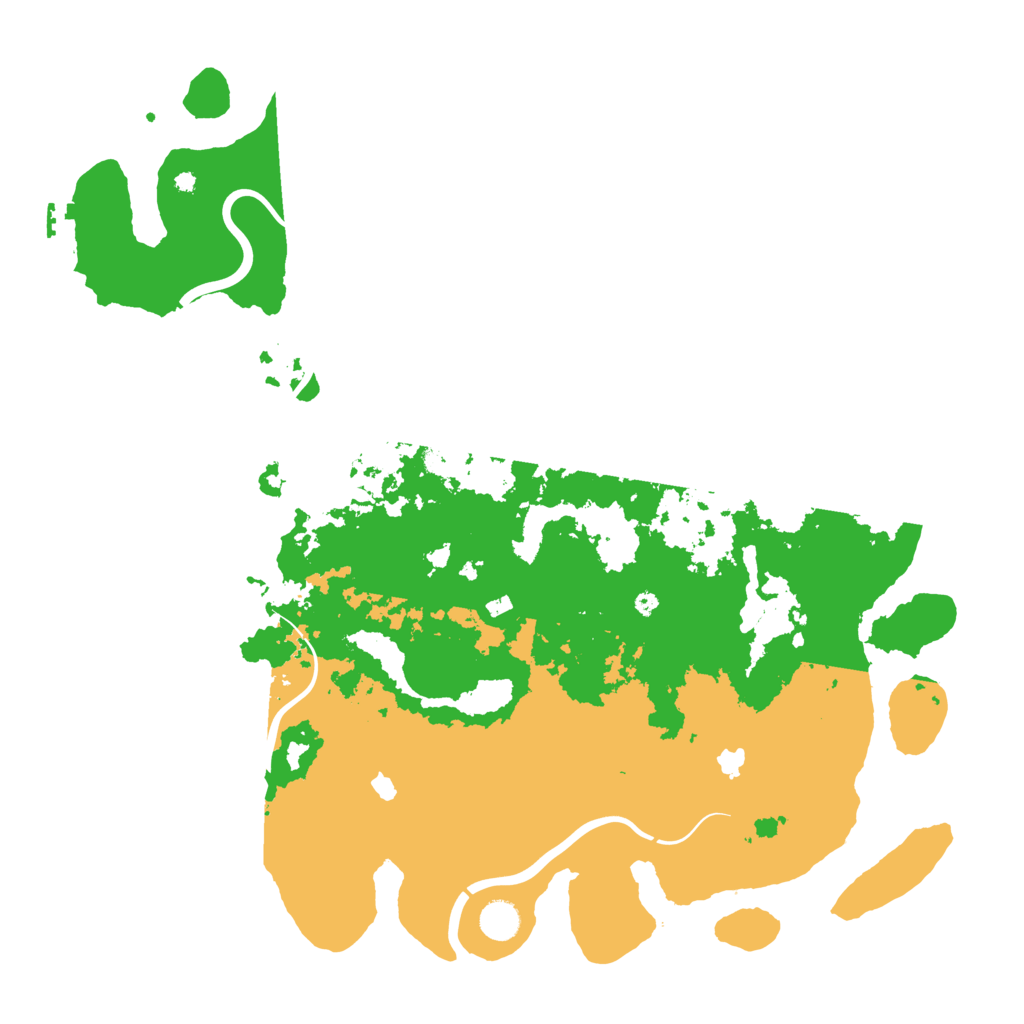 Biome Rust Map: Procedural Map, Size: 4500, Seed: 5525360