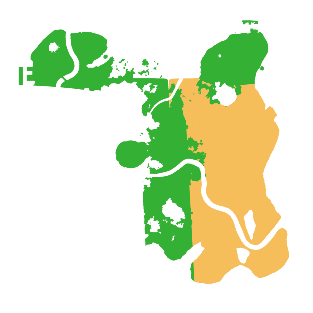 Biome Rust Map: Procedural Map, Size: 3000, Seed: 595010