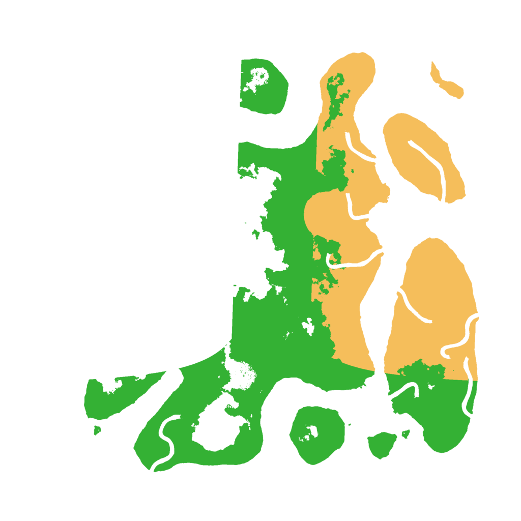 Biome Rust Map: Procedural Map, Size: 3000, Seed: 666512