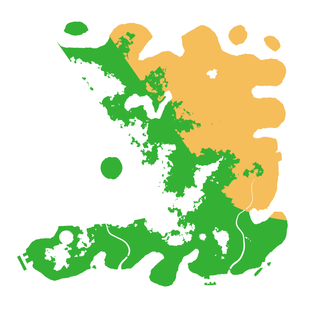 Biome Rust Map: Procedural Map, Size: 4000, Seed: 1234722585