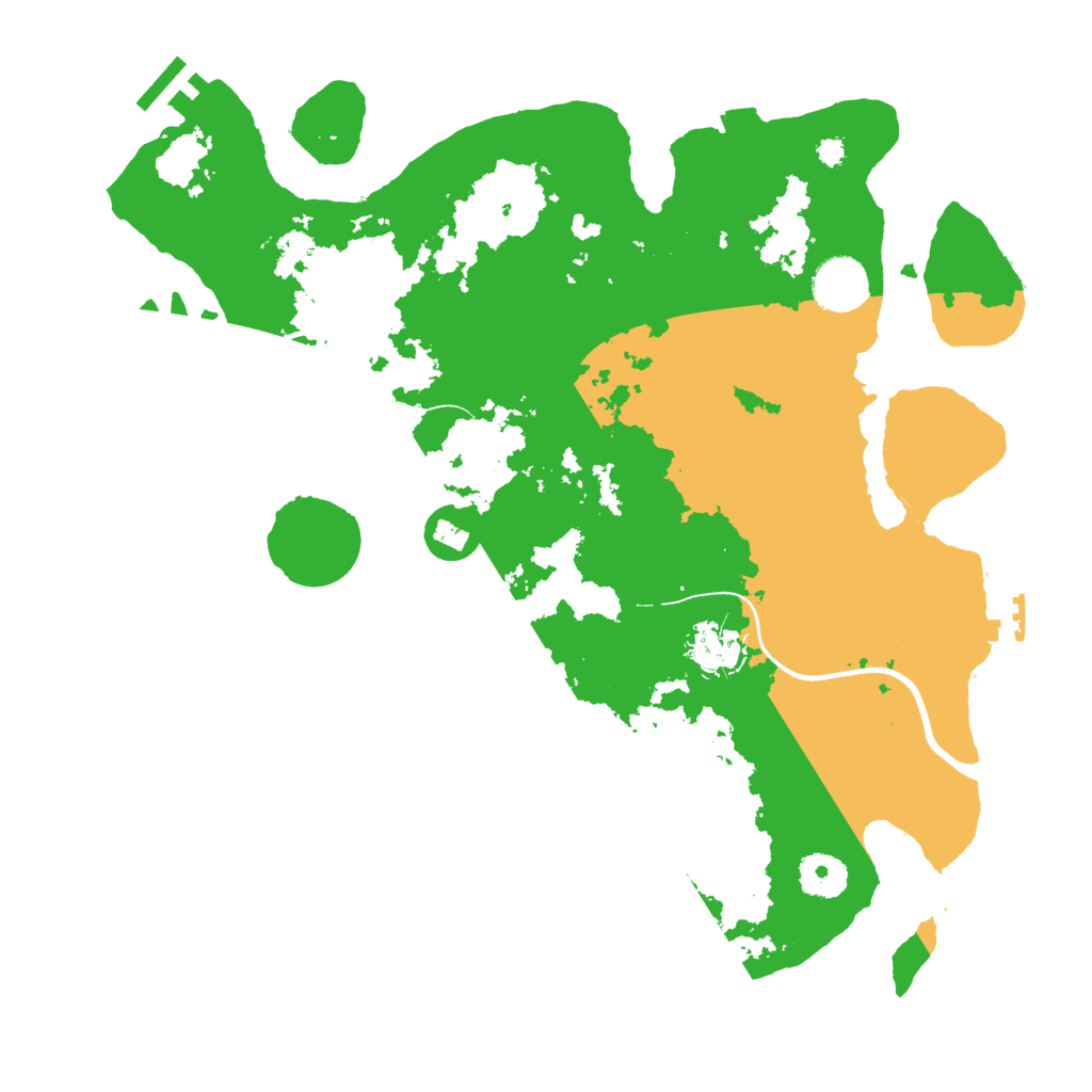 Biome Rust Map: Procedural Map, Size: 3500, Seed: 565237