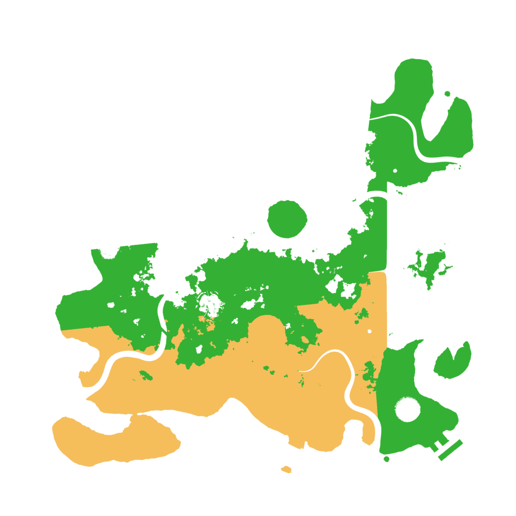 Biome Rust Map: Procedural Map, Size: 3700, Seed: 180546114