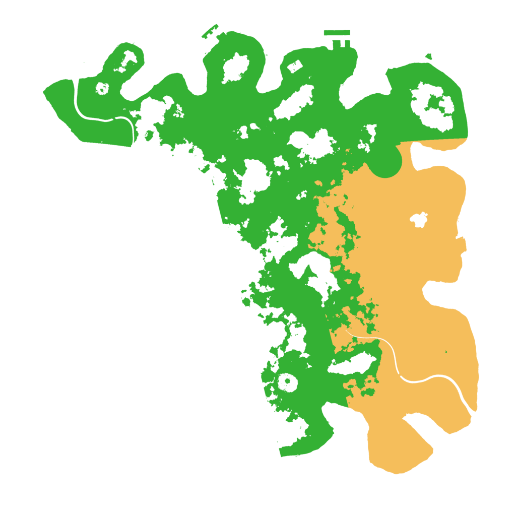 Biome Rust Map: Procedural Map, Size: 4000, Seed: 973750