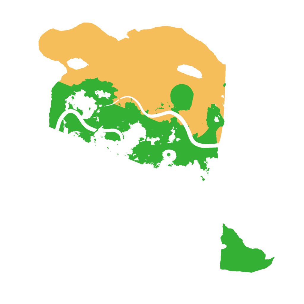 Biome Rust Map: Procedural Map, Size: 3500, Seed: 9550746