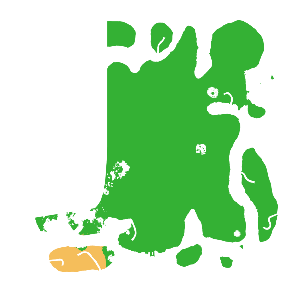 Biome Rust Map: Procedural Map, Size: 4000, Seed: 554488